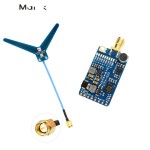 40KM Matek System -1G3 VTX-1G3 1.3GHz FPV 2CH-9CH 630mW Video Transmitter Wid Band Receiver RC Drone Long Range